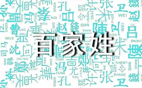 小學作文有趣的百家姓