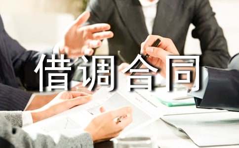 人員借調(diào)合同(13篇)