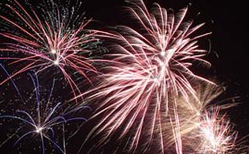 初中看禮花作文